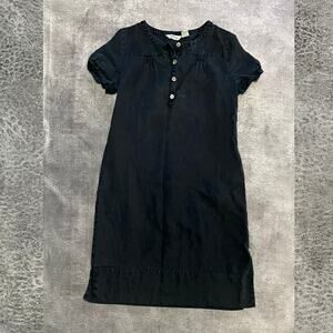 Orvis Chambray Shift Midi Dress